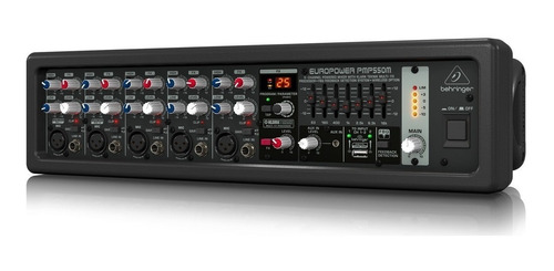 Behringer Pmp550m Consola Potenciada 5 Canales 500 Watts