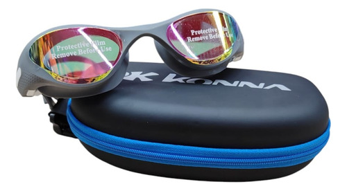 Antiparras Natacion Konna C/estuche Ap071 Gris