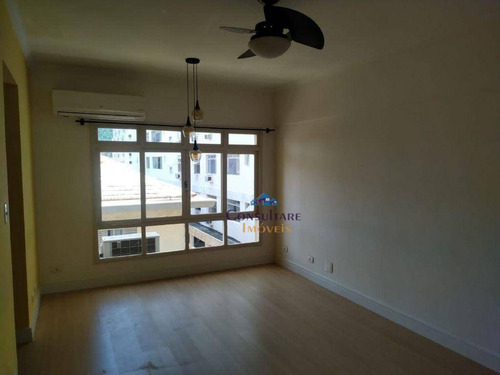 Imagem 2 de 20 de Apartamento Com 2 Dormitórios À Venda, 89 M² Por R$ 389.000,00 - Campo Grande - Santos/sp - Ap6708