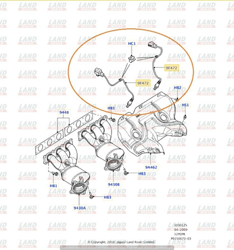 Sonda Lambda Freelander 2 3.2 Gasolina