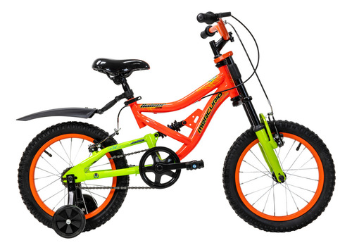 Bicicleta Mercurio Infantil Ds Kaizer Rodada 16 Naranja Tamaño del cuadro Chico