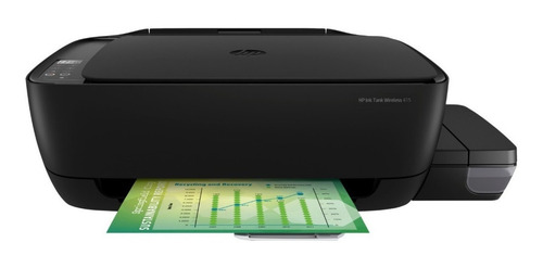 Impresora Multifuncion Hp Gt 415 Color Sistema Continuo Wifi Color Negro