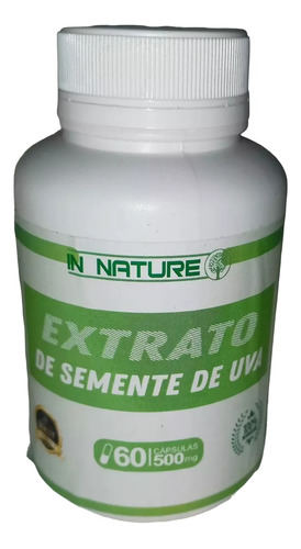 Extracto De Semillas De Uva 60 Cáps Antioxidante Adelgazante