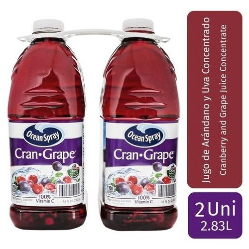 Jugo De Arandanos-uvas 2 Unidads /2.84 L - mL a $10