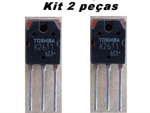 Transistor 2sk2611 K2611 Mosfet Plasma Inex Kit 2 Peças