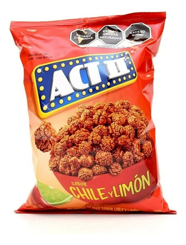 Palomitas Act Ii Sabor Chile Y Limón 110 G