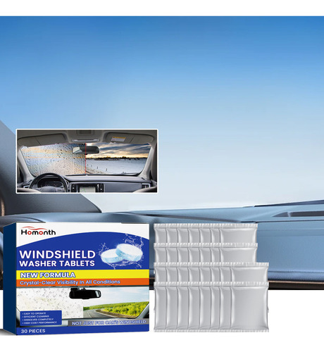 Tabletas Limpiadoras Concentradas T Glass Washer Fluid Home