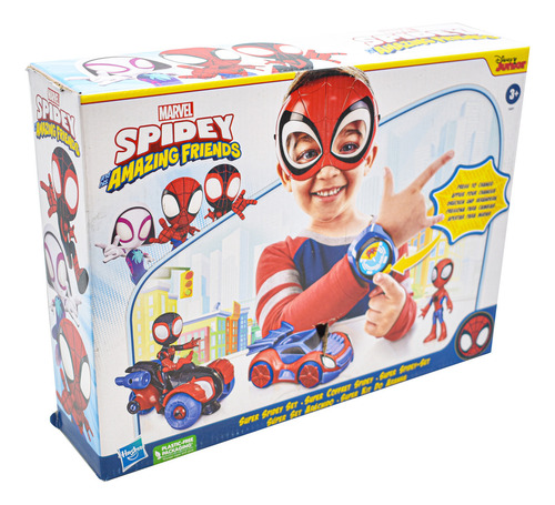 Marvel Spidey Amazing Friends Super Set Aracnido Hasbro Cd