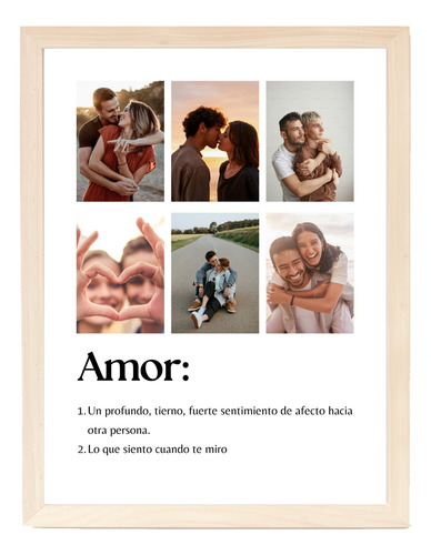 Cuadro Spotify Novios Aniversario Marco Varios Modelos 30x40 Amor Marco Negro O Madera Madera