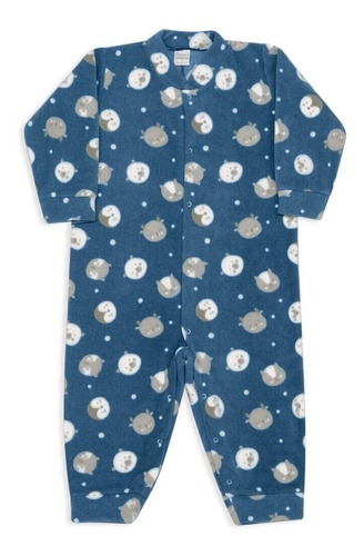 Macacão De Soft Infantil Masculino Pijama Dedeka Passos