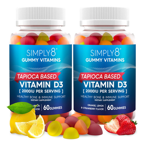 Simply8 Vitamina D3 2000 Ui: Apoya La Inmunidad, La Salud Se