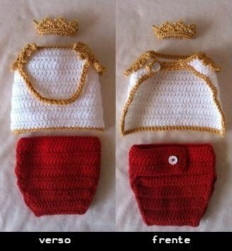 Imagem 4 de 5 de Conjunto Newborn Príncipe Crochê Fotografia Bebê Maternidade
