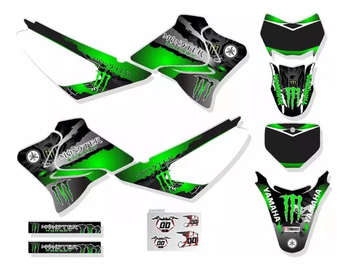 Kit Adesivo Xtz 125 Motocross Brilho 0,20mm Deixe sua moto de trilha muito  mais bonita e resistente com os…