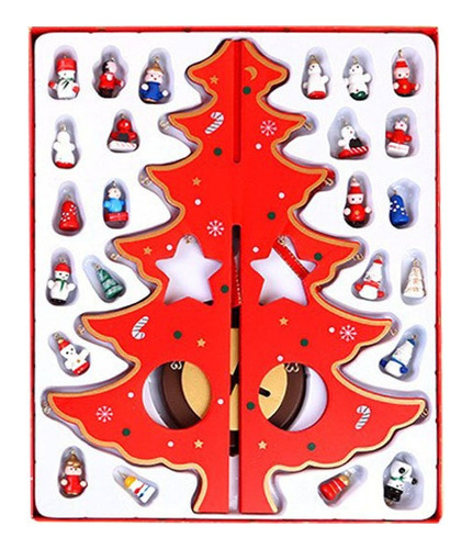 Arbol De Navidad Madera Pequeño Mini Arbolito De Escritorio