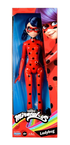 Imagen 2 de 4 de Muñeca Articulada Zag Heroez Miraculous Lady Bug Playmates