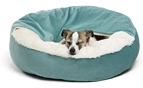 Cama perro con manta sales