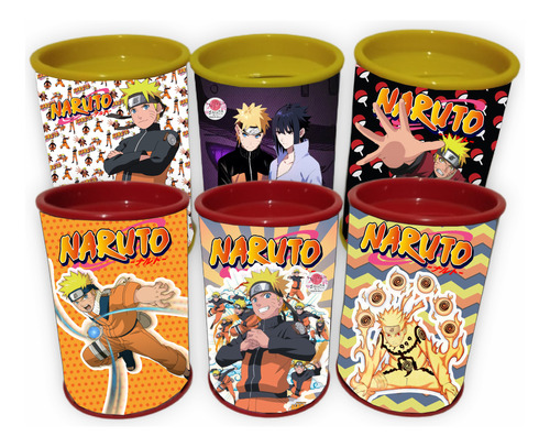 Naruto Alcancías Souvenirs Personalizadas X10