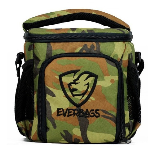 Bolsa Térmica Fitness Marmita Camuflada Lancheira Academia