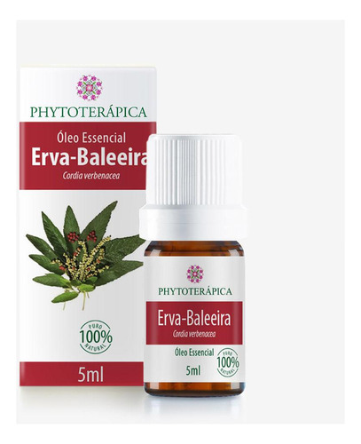 Óleo Essencial Erva-baleeira Cardia Verbenacea 5ml Phytotera