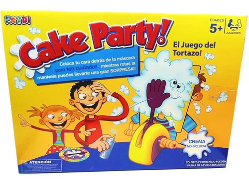 Juego Pastelazo Tortazo Cake Party Recargado Super Cla F1-11