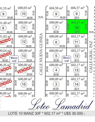 Imagen 2 de 13 de Loteo Calle Lamadrid !!!
