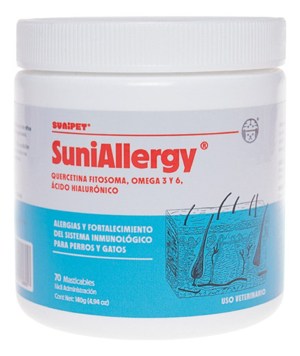 Suniallergy Alergias Y Sistema Inmune Perros Y Gatos 140 Gr