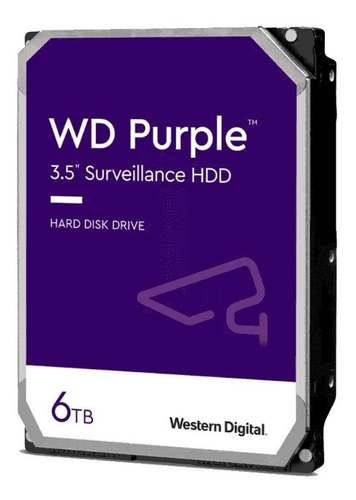 Disco Duro De 6tb Purple Para Videovigilancia 24/7 