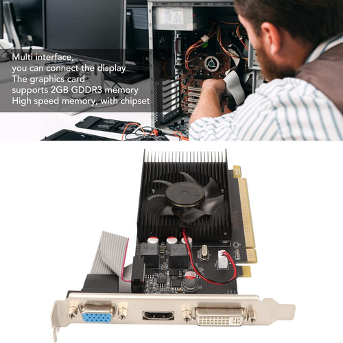 Radeon Hd6450 - Tarjeta Gráfica Ddr3 De 64 Bits, 3600 Mhz, 2