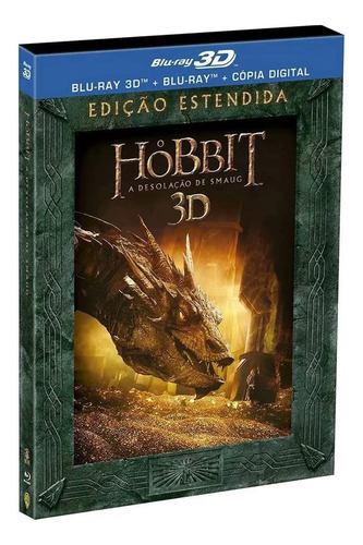 Blu-ray 3d O Hobbit A Desolação De Smaug Edição Estendida