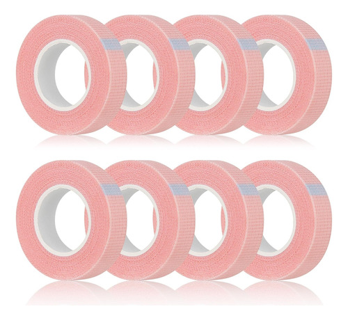 8 Rolls lash tape 9m/10 yard pink adhesive eyelash tape