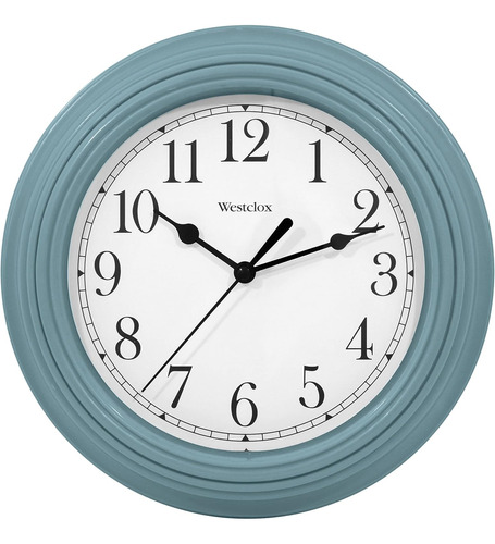 Reloj De Pared Clásico (azul, 9 Pulgadas)