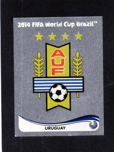 Mundial Brasil 2014, Figurita N° 260, Escudo Uruguay. Mira!!