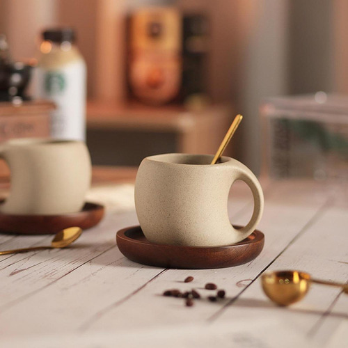 Taza De Café De Cerámica, Taza De Café De Con Platillo