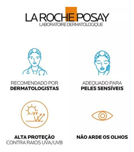 Protetor Solar Facial La Roche-posay Sem Cor Fps 80 40g