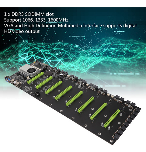 Para Refrigerador De Cpu Integrado De Mineração De Placas-mã