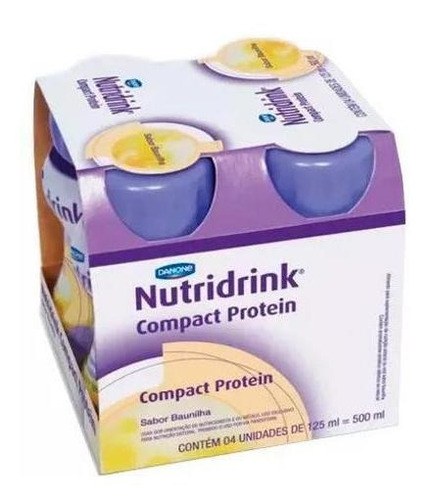 Nutridrink Compact Protein Ba Un 4xpb125ml Danone Enteral