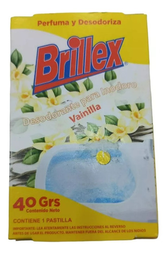 Desodorante En Pastilla Para Inodoros 40g Brillex