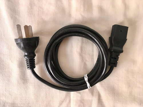 Cable Negro Para Computadora, Impresora, Monitor - 10a 250v