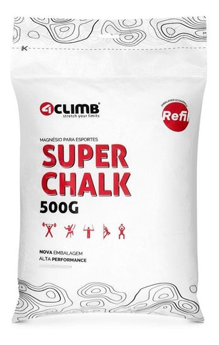 Carbonato De Magnésio - Super Chalk 500g Refil - 4climb