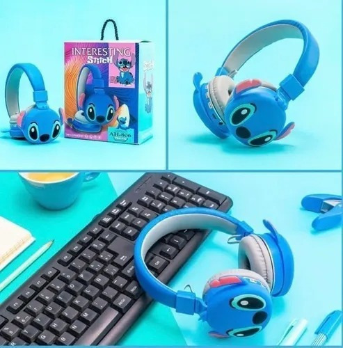 Audífono Bluetooth Stitch Para iPhone Samsung Xiaomi Huawei