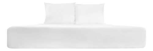 Sealy Fresh Juego de sábanas colchón queen color blanco lisa