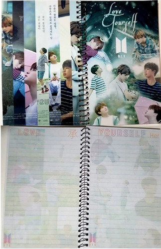 Libreta Bts Love Yourself Cuaderno V2 Kpop Coreano Hallyu 