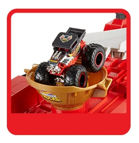Hot Wheels Monster Trucks Juego De Carreras Downhill Race go