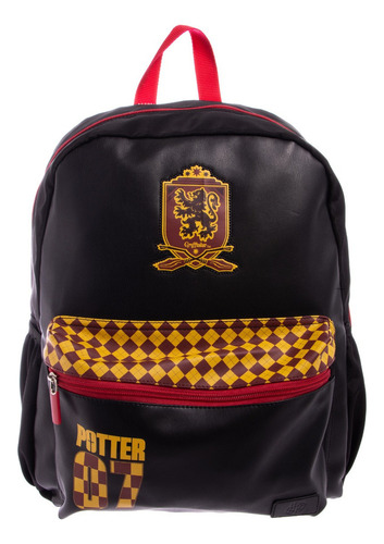 Mochila Escolar Juvenil Truzt Harry Potter Color Negro 40cm
