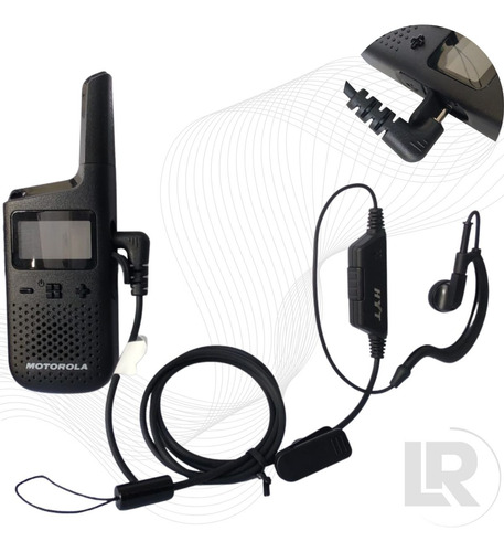 Kit 9 Fone Ptt Microfone Rádio Resistent Hytera Tc320 T210br