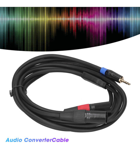 Amb Conector De Áudio Estéreo Macho De 3,5 Mm Para 2 Xlr