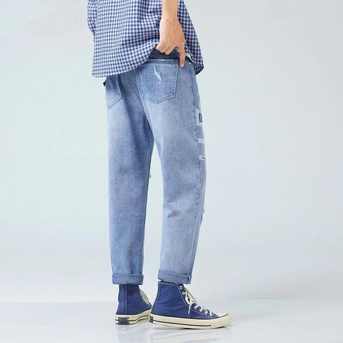 Jeans Largos Básicos Para Hombre N Wds02
