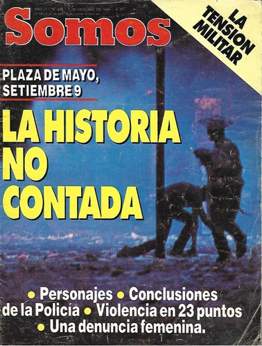 Somos_oct/5-1988_paro De La Cgt Al Gobierno De Raúl Alfonsín