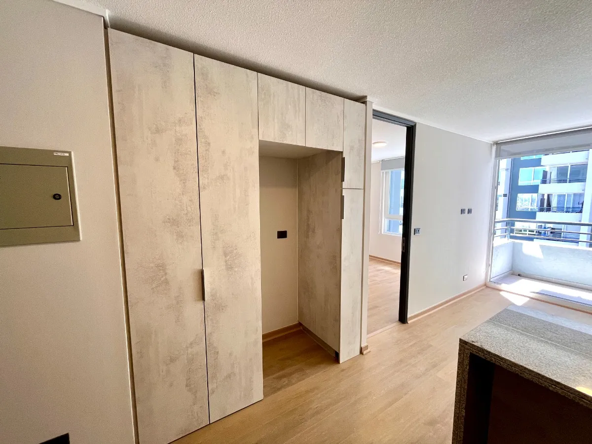 Imagen 3 de 18 de Arriendo De Departamento En Ñuñoa. 1 Dormitorio, 1 Baño.