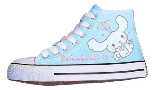 Zapatos Altos De Lona Sanrio Hello Kitty Kuromi Cinnamoroll